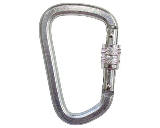 steel carabiner,D carabiner,25KN Carabiner